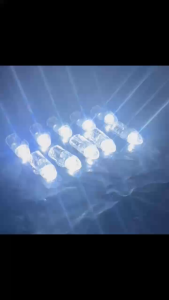 COMBO 30 ĐÈN LED  viên đạn nhựa trong  - lắp vào đèn lồng đèn trung thu đồ chơi trẻ em... TRẮNG KHÔNG CHỚP