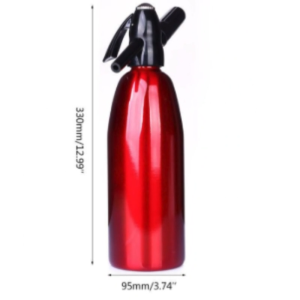Bình Soda 1 Lít Màu Đỏ