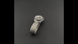 Black VK63 Case Moon Watch 39.7MM Case Moon Pattern Back Chronograph Metal Material Fits Speed Master VK63 Case vk64 Watch Cases