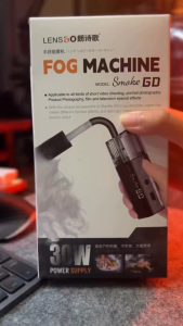 LENSGO Smoke Go Handheld Fog Machine (30W) - Dry Ice Effects for Wedding / Birthday / Event Photography Videography / Live Streaming / Gaming / Filming