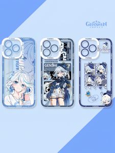 Genshin Impact Phone Case Fufuna for Redmi K70 Ultimate Version Fufu Xiaomi 13 Water God Apple 15 iPhone 14 Huawei Pura70 Anime Iqoo12 God One plus Ace3 Accessories