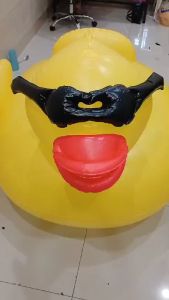BAN RENANG / PELAMPUNG KOLAM RENANG MOTIF BEBEK KUNING BESAR UNTUK DEWASA DAN ANAK
