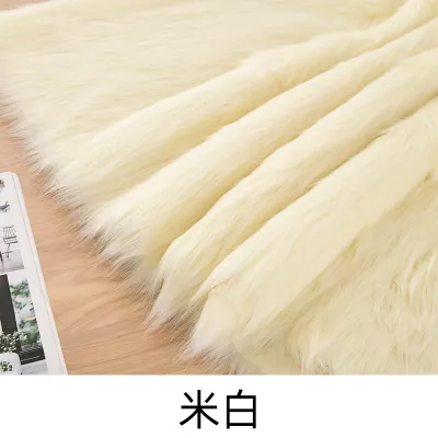 Vải Lông Cáo Dài 5cm Vải Lông Nhung DIY Vải Lông Da Giả Áo Thú Vỏ Tai Thú Vải Lông Chất Liệu Thảm Trang Trí Nhà Vải