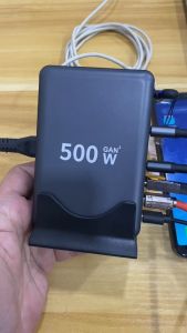 500W USB Type-C GaN ชาร์จโทรศัพท์สําหรับ IPhone สําหรับ Samsung Huawei Xiaomi PD Fast Charging Desktop Power Station แล็ปท็อปแท็บเล็ตใหม่