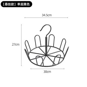ตู้รองเท้าแบบตั้งได้ 4 ชั้น สำหรับใส่รองเท้าแตะในบ้าน รูปทรงเรขาคณิต โลหะผสม ทนทาน ระบายอากาศได้ดี