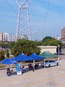 Tenda Luar Ruangan 3x3M & Bantalan Beban 800KG