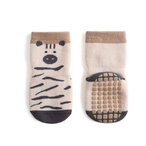 0-5T Kids Boys Girl Sock Winter Soft Toddler Baby Socks For Boys Girls Warm Anti Slip Floor Print Cotton Childrens Sock 2023