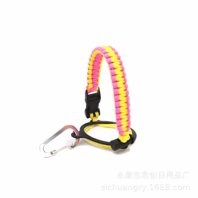 Paracord Holder Rope Wide Mouth Bottle Portable Rope Hand Strap Cup Carrier Color Cupful Rope Cup Water Bottle Accessories