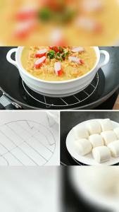 Dụng Cụ Nấu Nướng Bằng Thép Không Gỉ Giá Hấp Cho Airfryer Grill Nhà Bếp Thân Thiện Với Môi Trường Nấu Ăn Nồi Nướng Phụ Kiện Thực Phẩm