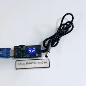 Cáp nguồn USB: USB ra 9V hoặc USB ra 12V (DC) đầu cắm 5.5mm X 2.1mm (Cáp dài 1m) / Công tắc