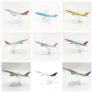 16CM Diecast Alloy 737 747 757 777 787 Airplane Model Collectible Miniatures Plane Collected Gift Series Display Gift Aviation