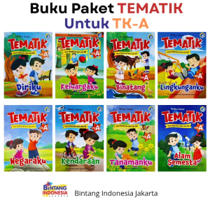 TEMATIK TK A (ISI PAKET 8 BUKU )