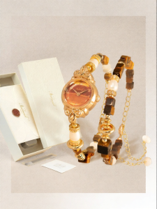Kubernet | Prosperity Tiger Eye Bracelet Watch