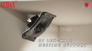 Audax AX-67 ลำโพงเสียงบ้านนกแอ่น ลำโพงปิดมุม เข้ามุม ลำโพงสีดำ ลำโพงเสียงใน