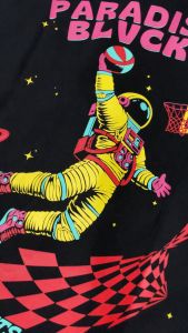 PARADISE BLVCK BOX FIT - Astro Slam Dunk Boxy T-Shirt