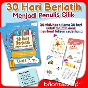 Buku Cerita Anak 30 Hari Berlatih Menjadi Penulis Cilik Penerbit Pinisi