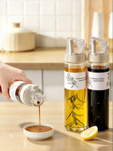 MODERN SWEETHOME | Multifunctional Glass Kitchen Condiment Bottle