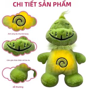 Đồ Chơi Nhồi Bông Phát Sáng Với Nhạc Ru Búp Bê Thở Hơi Mới Đồ Chơi Giáo Dục Sớm Hỗ Trợ Giấc Ngủ Cho Bé Chất Liệu Nhung Mềm Mại Đồ Chơi An Ủi