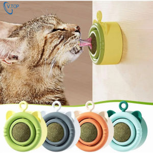 V.TOP Catnip Kucing New Anti Stress Catnip Ball Putar Mainan Kucing Bola Catnip Snack Kucing