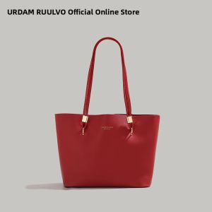 URCDN RDALVO | High-Quality Red Large Capacity Tote Bag