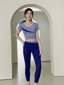 ANMO-Yoga Legging Celana Olahraga Wanita High Waist Running Sport Celana Ketat Gym