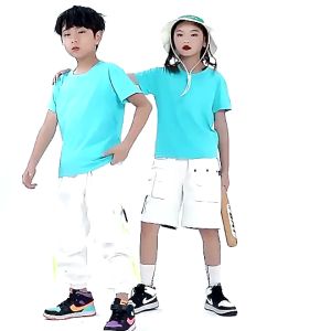 F0081 เสื้อยืดเด็ก สีพื้น เนื้อผ้าคอตตอนผ้าฝ้าย สำหรับทั้งชายและหญิง cotton clothes