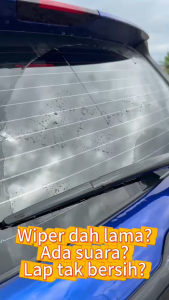 Silicone Car Rear Wiper 10 / 12 / 14 inch For Toyota Perodua Hyundai Kia Nissan Suzuki Mitsubishi Proton Mazda