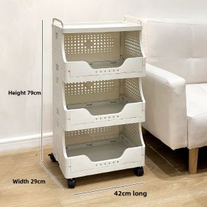 Foldable Bedside Table Rack Replacement Rent House Renovation 2024 New Mobile Bookshelf Bedside Table Snack Cabinet