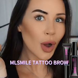 Thickening Brow Mascara Long-lasting Waterproof Eyebrow Gel with Brush Brow Tinted Dye Brow Makeup