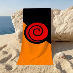 NARUTO | Cool N-Naruto-s Logo Towel For Beaches Yoga Studios Gyms Hot Springs Swimming Pools And Picnics