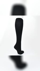 1 Pair Womens & Mens Compression Socks 15-20 MMHg Knee High Stocking for Cycling Soccer Running Athletic Calf Sports Socks