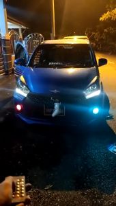 LED H8 H11 Spotlight Bulb With Remote Control Multi Color Fog Lamp Light Bulb Myvi Axia Alza Bezza Vios City Almera