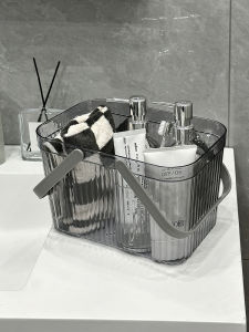 Bathroom Handheld Shower Basket Drainage Storage Basket for Bath Toiletries Organizer Portable Bath Accessories Carrier