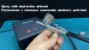 แอร์บรัช HD-130 หัว 0.3mm สำหรับงานศิลปะ พ่นสีโมเดล บอดี้เพ้นท์ เฟอร์นิเจอร์ กระจกและเสื้อผ้า | พร้อมส่ง