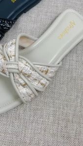 Afrishoes Bella Flat - Sandal Tali Wanita Flat Teplek