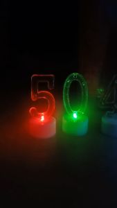 Đèn Led nến số nhiều màu nhấp nháy trang trí sinh nhật trang trí tiệc party