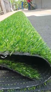 หญ้า เทียม เขียวล้วน เส้นหญายาว 2 ซม. ระบายน้ำได้ดี รุ่นประหยัด หญ้า ปูพื้น แต่งสวน แต่งบ้าน แต่งร้านค้า คาเฟ่ ระเบียงคอนโด 1x2 ม