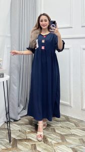 DRESS TIARA KANCING PELANGI BEST SELLER VIRAL KEKINIAN