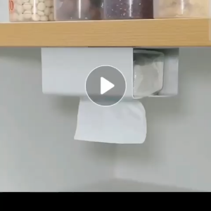 [ YM ACC ] Kotak Tempat Tissue Tempel Dinding Dapur Serbaguna Tissue Box Tempel