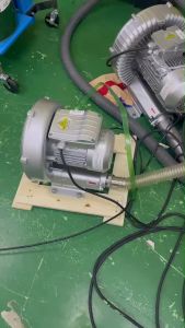 พัดลมโบรเวอร์เป่าอากาศ และ ดูดอากาศ Ring Blower CTA 1100 220 V ขนาด 1.5 แรงม้า(1.1 KW)ใช้เติมอากาศในบ่อ เพาะเลี้ยงสัตว์น้ำ โรงงานอุตสาหกรรม