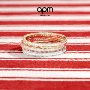 White Cordage Pavé Twisted Design Bracelet