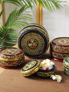 SouthEast Asian Style Decorative Thai Hand-painted Storage Box