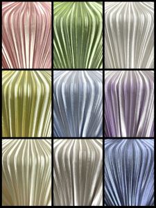 Flowing Crinkle Pleated Textured Fabric for Stage Decor