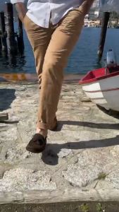 Giày Lười Nam Moccasins Da Lộn (4 Màu) - Duca Di Morrone - Sản Xuất Tại Italy Đế Mềm Ôm Chân Trượt Thiết Kế Lịch Lãm Thời Thượng - EDOARDO-CAM