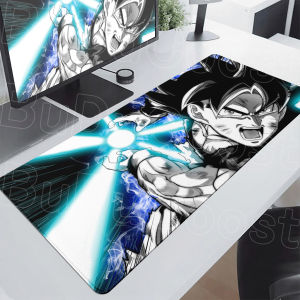 Bandai | Dragon Ball Goku Anime Mouse Pad Kawaii HD Desk Mat Girl Gabinete Gamer Computer Table Decoration Keyboard Carpet with Lock Edge