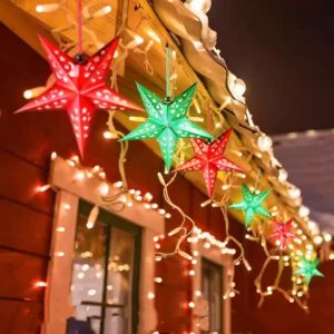 Momo Lanterns DecorationChristmas Star Parol Lantern Pampanga Big with lights Paper Star Lantern LightsStar for Christmas TreeXmas LightsStar Shaped Ornament for Christmas DecorationsChristmas Lanterns with LightChristmas Lanterns Parol Sale