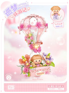 LOZ Mini Particle Assembling Toy Hot Air Balloon Dream Tour Educational Puzzle Gift Ornament for Children above 6 Years Old