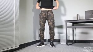 TAILOR Cargo Pants  Mens Summer Thin Fashion Cargo Pants Loose Leggings Korean Version Harun Trend Small Foot Camouflage Pants Men