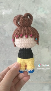 Doll mickey búp bê mini bằng len | Froid handmade