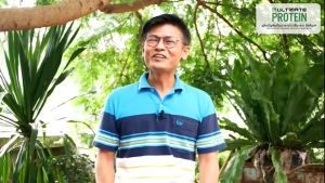 Ultimate ​Protein​ โปรตีน​จาก​พืชแท้100% อัลติเม​ท​โปรตีนกลิ่นวา​นิล​ลา 200กรัม จำนวน​ 4​ กระปุก แถมฟรี โปรตีนกลิ่นวานิลลา ขนาด 10 กรัม จำนวน 10 ซอง รับประกันของแท้100%